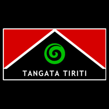 Tangata Tiriti Womens Tee - Black Design